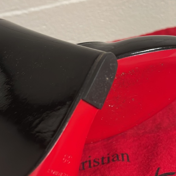 Christian Louboutin Wedge Patent Upper Heels, size 39 - Picture 6 of 8